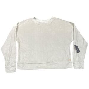 Danskin Sage Mist Ribbed Sweatshirt Pullover Women’s XL NWT